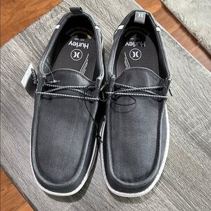 NEW Hurley Men's Laguna Casual Lightweight Slip On Shoes - SIZE 10 GRAY